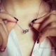 New Style Copy Cartier S925 Silver Necklace - Heart diamond Pendant (2)_th.jpg